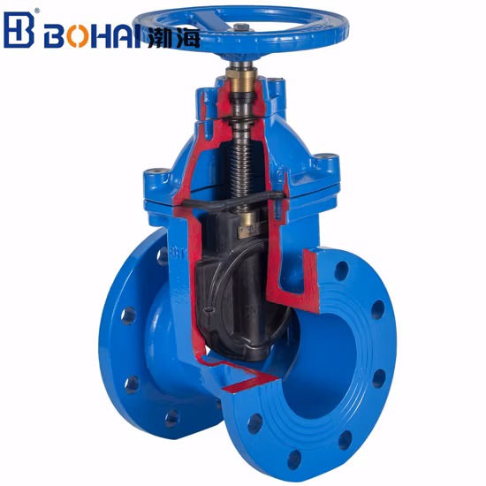 Ductile Iron/Wcb/Stainless Steel Industrial Control Gate Valve with Resilient Seating